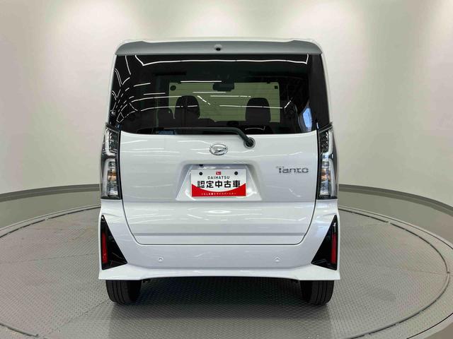 タントカスタムＲＳ　ワンオーナー走行距離無制限１２ヶ月保証付き　パノラマモニタ　軽減ブレーキ　車線逸脱防止　シ−トヒ−タ−　メンテナンスノート　禁煙　安全ボディ　バックモニター　ハイビームアシスト　ターボ車　ＬＥＤライト　盗難防止（大分県）の中古車