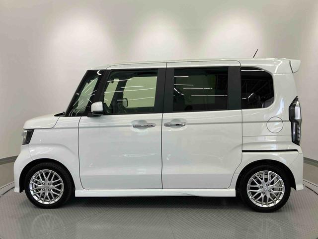 N−BOXカスタムLターボ走行距離無制限12ヶ月保証付き バックアイカメラ 軽減ブレーキ Bluetoothオーディオ カーナビ 両席エアバック ESC DVD 盗難防止装置 USB シートH スマートキープッシュスタート(大分県)の中古車