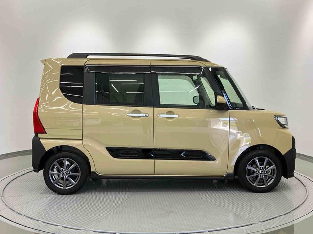 タントファンクロス　ワンオーナー走行距離無制限１２ヶ月保証付き　ワンオーナ　前後誤発進抑制　アイドリングストップ搭載　Ｂカメラ　Ａライト　ＡＨＢ　レーンキープアシスト　ＬＥＤライト　禁煙車　シートヒータ　定期点検記録簿　セキュリティ（大分県）の中古車