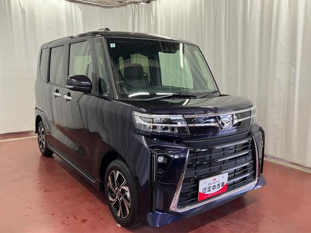 タントカスタムＸ展示車　リモコンキー　衝突回避　Ｗパワースライドドア　アイドリングストップ機能　禁煙　レーンキープ　Ｓヒーター　ＬＥＤライト　オートＬＥＤ　ＡＵＴＯライト　電動格納式ミラー　盗難警報装置　ワンオーナー（長崎県）の中古車