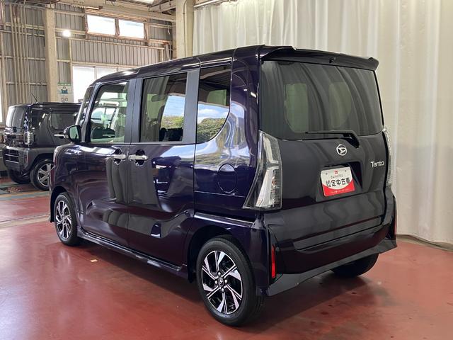 タントカスタムＸ展示車　リモコンキー　衝突回避　Ｗパワースライドドア　アイドリングストップ機能　禁煙　レーンキープ　Ｓヒーター　ＬＥＤライト　オートＬＥＤ　ＡＵＴＯライト　電動格納式ミラー　盗難警報装置　ワンオーナー（長崎県）の中古車