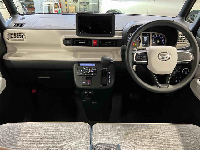 ムーヴキャンバスストライプスG届出済未使用車 元展示車 禁煙 スマートキー プッシュスタート シートヒーター 両側電動スライドドア 電動格納ミラー 車線逸脱警報 ベンチシート LEDヘッドランプ オートハイビーム 衝突安全ボディ(長崎県)の中古車