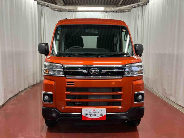 アトレーアトレーデッキバン届出済未使用車 元展示車 ターボ車 両側電動スライドドア 1オーナー 衝突被害軽減システム 電動格納ミラー 整備記録簿 禁煙車 LEDヘッドランプ スマートキー オートマチックハイビーム オートライト(長崎県)の中古車