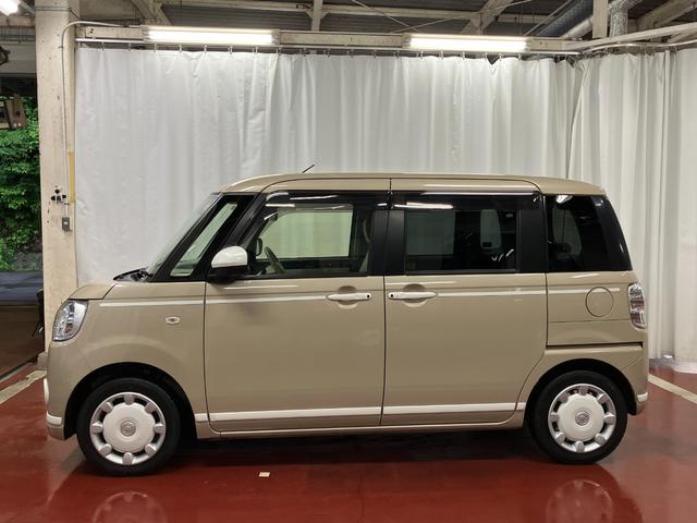 ムーヴキャンバスＧホワイトアクセントＶＳ　ＳＡIII下取車　ナビ　ＴＶ　全周囲カメラ　両側電動スライドドア　衝突被害軽減システム　ブルートゥース　車線逸脱警報　スマートキー　オートマチックハイビーム　電動格納式ドアミラー　ＬＥＤヘッドランプ　ドラレコ（長崎県）の中古車