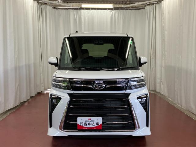 タントカスタムＲＳ届出済未使用車　元展示車　アイドリングストップ　衝突被害軽減システム　両側電動スライドドア　オートマチックハイビーム　シートヒーター　スマートキー　電動格納式ドアミラー　１オーナー　ＬＥＤヘッドランプ（長崎県）の中古車