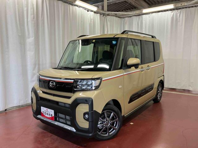 タントファンクロス元試乗車 ナビ ブルートゥース ドライブレコーダー パノラマモニター 衝突被害軽減システム 両側電動スライドドア シートヒーター LEDヘッドランプ オートライト ベンチシート スマートキー(長崎県)の中古車