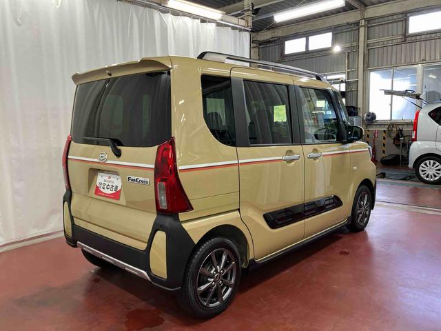 タントファンクロス元試乗車 ナビ ブルートゥース ドライブレコーダー パノラマモニター 衝突被害軽減システム 両側電動スライドドア シートヒーター LEDヘッドランプ オートライト ベンチシート スマートキー(長崎県)の中古車