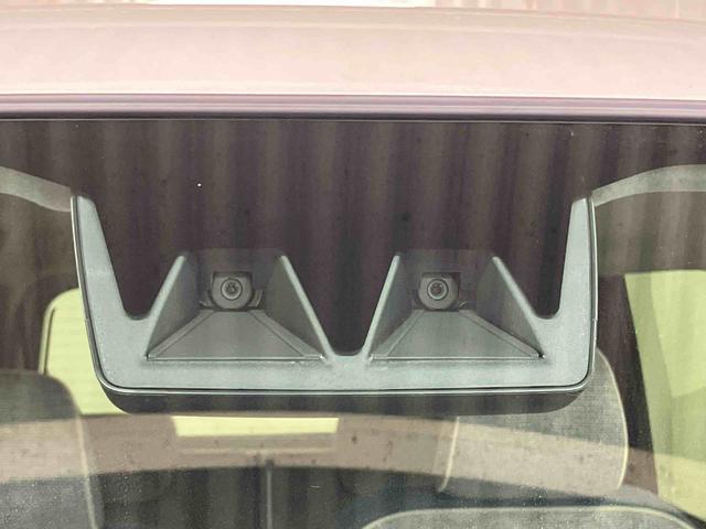 ムーヴキャンバスストライプスGターボ元展示車 届出済未使用車 ターボ アダプティブクルーズコントロール 衝突回避支援ブレーキ 車線逸脱警告 電動格納ミラー LEDヘッドライト 1オーナー 禁煙 スマートキー オートマチックハイビーム(長崎県)の中古車