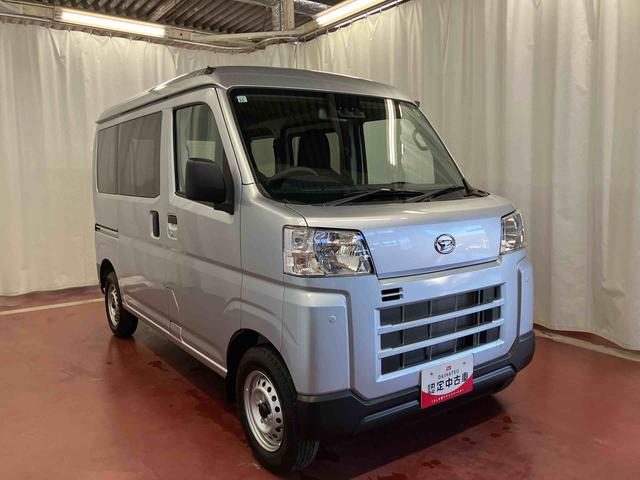 ハイゼットカーゴDX元展示車 禁煙 衝突被害軽減システム 衝突安全ボディ レーンキープアシスト キーレス 両側スライドドア ESC オートライト オートマチックハイビーム ABS 運転席エアバッグ 助手席エアバッグ(長崎県)の中古車