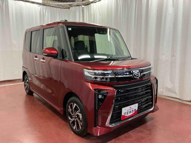 タントカスタムＸ元試乗車　衝突被害軽減システム　車線逸脱防止　アイドリングストップ　ＬＥＤヘッドランプ　１オーナー　シートヒーター　オートマチックハイビーム　電動格納ミラー　スマートキー　オートライト　整備記録簿（長崎県）の中古車