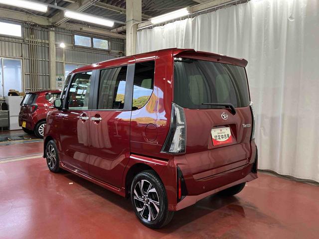 タントカスタムＸ元試乗車　衝突被害軽減システム　車線逸脱防止　アイドリングストップ　ＬＥＤヘッドランプ　１オーナー　シートヒーター　オートマチックハイビーム　電動格納ミラー　スマートキー　オートライト　整備記録簿（長崎県）の中古車