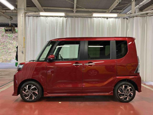 タントカスタムＸ元試乗車　衝突被害軽減システム　車線逸脱防止　アイドリングストップ　ＬＥＤヘッドランプ　１オーナー　シートヒーター　オートマチックハイビーム　電動格納ミラー　スマートキー　オートライト　整備記録簿（長崎県）の中古車