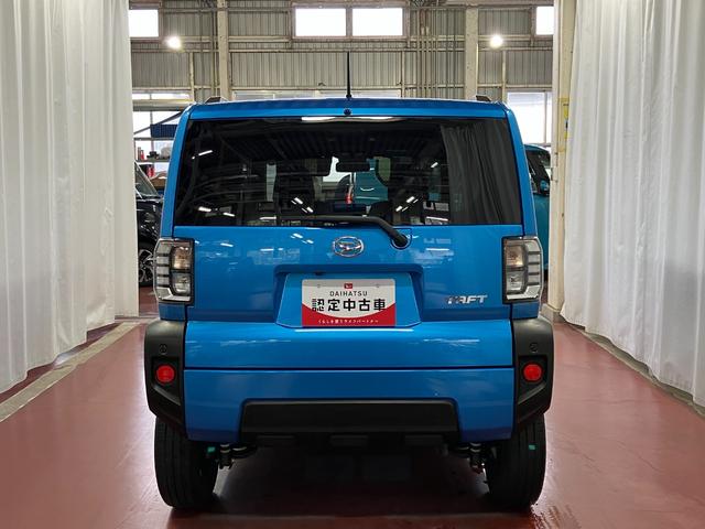 タフトＧターボ下取車　誤発進抑制機能　ナビＴＶ　電格ミラー　バックカメラ　ＬＥＤヘッドランプ　前席シートヒーター　車線逸脱警報装置　盗難防止システム　地デジ　ＥＴＣ付き　アルミホイール　ターボエンジン　ＤＶＤ（長崎県）の中古車