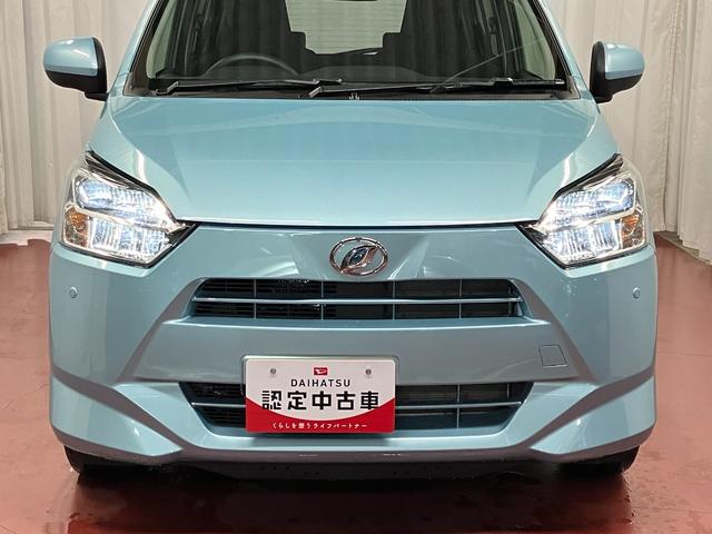 ミライースＸ　ＳＡIII届出済未使用車　元展示車　アイドリングストップ　ＬＥＤヘッドランプ　衝突被害軽減システム　禁煙　車線逸脱警告　電動格納式ドアミラー　オートハイビーム　キーレス　衝突安全ボディ　オートライト　ＡＢＳ（長崎県）の中古車