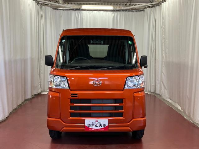 ハイゼットカーゴＤＸ届出済未使用車　元展示車　禁煙　衝突安全ボディ　キーレスキー　両側スライドドア　アイドリングストップ　オートマチックハイビーム　ＥＳＣ　オートライト　記録簿　レーンアシスト　１オーナー　ＡＢＳ（長崎県）の中古車