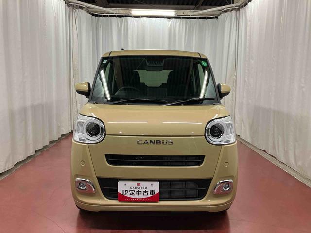ムーヴキャンバスセオリーＧ元展示車　１オーナー　衝突被害軽減システム　電動格納ミラー　ＬＥＤヘッドランプ　シートヒーター　両側電動スライドドア　禁煙　オートライト　オートマチックハイビーム　イモビライザー　衝突安全ボディ（長崎県）の中古車