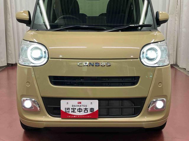 ムーヴキャンバスセオリーＧ元展示車　１オーナー　衝突被害軽減システム　電動格納ミラー　ＬＥＤヘッドランプ　シートヒーター　両側電動スライドドア　禁煙　オートライト　オートマチックハイビーム　イモビライザー　衝突安全ボディ（長崎県）の中古車