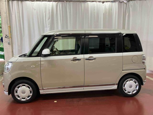 ムーヴキャンバスＧメイクアップ　ＳＡII下取車　衝突被害軽減システム　両側電動スライドドア　プッシュスタート　スマートキー　ＬＥＤヘッドランプ　オートライト　電動格納ミラー　ベンチシート　衝突安全ボディ　レーンアシスト（長崎県）の中古車