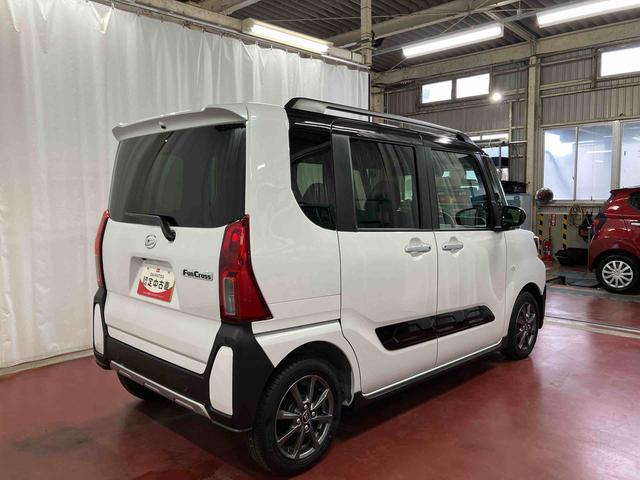 タントファンクロス元試乗車　衝突被害軽減システム　両側電動スライドドア　シートヒーター　１オーナー　オートライト　レーンキープアシスト　ＬＥＤヘッドライト　スマートキー　オートマチックハイビーム　ベンチシート　アルミ（長崎県）の中古車