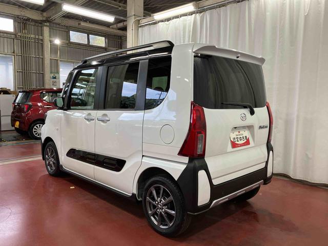 タントファンクロス元試乗車　衝突被害軽減システム　両側電動スライドドア　シートヒーター　１オーナー　オートライト　レーンキープアシスト　ＬＥＤヘッドライト　スマートキー　オートマチックハイビーム　ベンチシート　アルミ（長崎県）の中古車