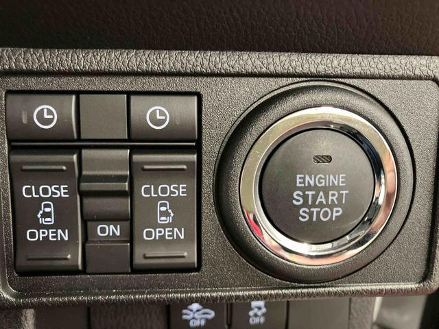 ムーヴキャンバスストライプスG届済未使用車 元展示車 1オーナー 両側電動スライドドア レーンアシスト 電動格納式ドアミラー 衝突安全ボディ アイドリングストップ シートヒーター スマートキー プッシュスタート 車線逸脱警告 禁煙(長崎県)の中古車