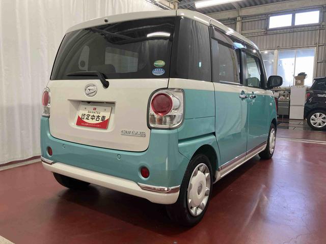 ムーヴキャンバスGメイクアップ SAII下取車 ナビ パノラマカメラ 盗難防止システム 点検記録簿 オーディオ 電動格納式ミラー USB 衝突安全ボディ オートライト ETC スマートキー レーンアシスト LEDヘッドライト TV DVD(長崎県)の中古車