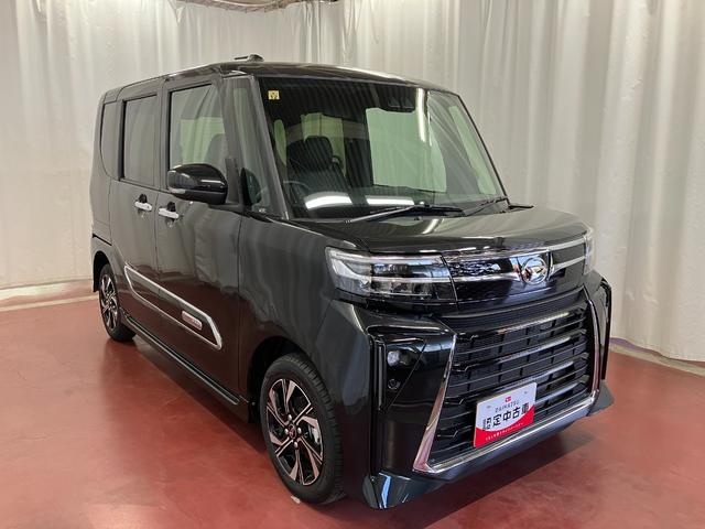 タントカスタムＸひょう害車　展示車　アイドリングストップ　両側パワースライドドア　シートヒーター付き　スマートキー＆プッシュスタート　ハイビームアシスト　禁煙　オートライト　レーンキープ　盗難防止装置（長崎県）の中古車