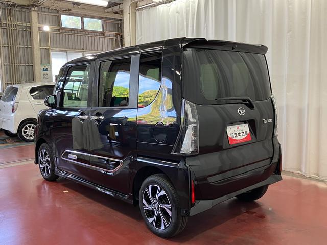 タントカスタムＸひょう害車　展示車　アイドリングストップ　両側パワースライドドア　シートヒーター付き　スマートキー＆プッシュスタート　ハイビームアシスト　禁煙　オートライト　レーンキープ　盗難防止装置（長崎県）の中古車