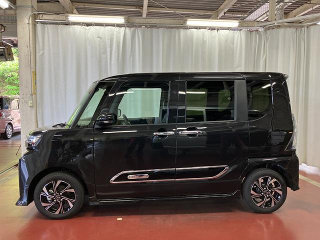 タントカスタムＸひょう害車　展示車　アイドリングストップ　両側パワースライドドア　シートヒーター付き　スマートキー＆プッシュスタート　ハイビームアシスト　禁煙　オートライト　レーンキープ　盗難防止装置（長崎県）の中古車