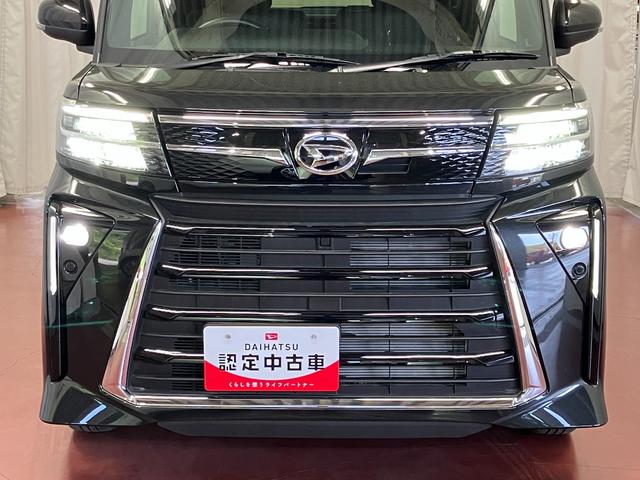 タントカスタムＸひょう害車　展示車　アイドリングストップ　両側パワースライドドア　シートヒーター付き　スマートキー＆プッシュスタート　ハイビームアシスト　禁煙　オートライト　レーンキープ　盗難防止装置（長崎県）の中古車