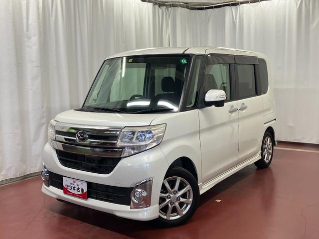 タントカスタムＸ　ＳＡ下取車　ナビ＆ＴＶ　バックカメラ付き　誤発進抑制　点検記録簿　スマ−トキ−　ＬＥＤへッドライト　ブルートゥース　片側電動両側スライドドア　オートライト　ベンチシート　衝突安全ボディ（長崎県）の中古車