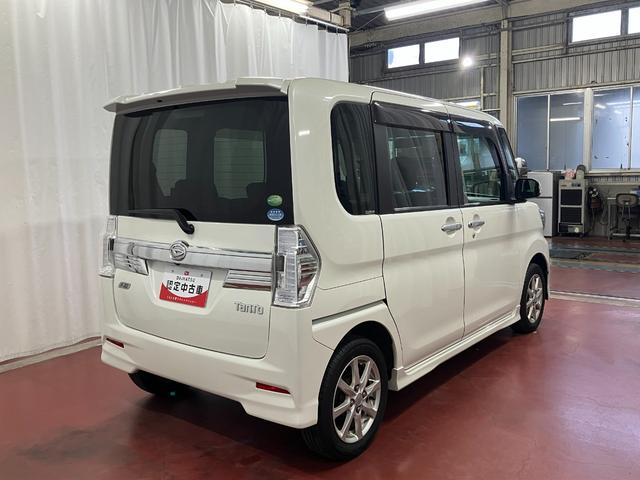 タントカスタムＸ　ＳＡ下取車　ナビ＆ＴＶ　バックカメラ付き　誤発進抑制　点検記録簿　スマ−トキ−　ＬＥＤへッドライト　ブルートゥース　片側電動両側スライドドア　オートライト　ベンチシート　衝突安全ボディ（長崎県）の中古車