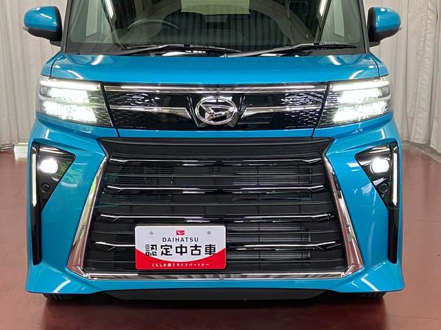 タントカスタムＸ届出済未使用車　元展示車　衝突被害軽減システム　アイドリングストップ　両側電動スライドドア　シートヒーター　電動格納ドアミラー　オートハイビーム　車線逸脱警報装置　スマートキ−　ＬＥＤライト（長崎県）の中古車