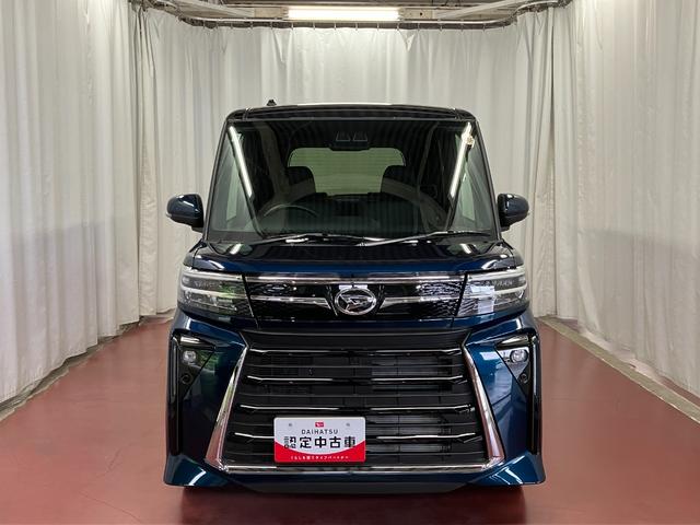 タントカスタムＸ届出済未使用車　元展示車　スマートキー　プッシュスタート　アイドリングストップ　両側電動スライドドア　衝突被害軽減システム　禁煙　ＬＥＤヘッドランプ　電動格納式ドアミラー　車線逸脱警報　シートヒーター（長崎県）の中古車