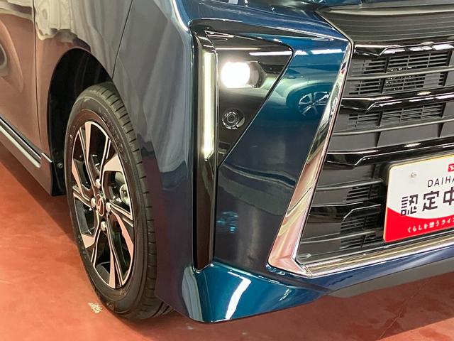 タントカスタムＸ届出済未使用車　元展示車　スマートキー　プッシュスタート　アイドリングストップ　両側電動スライドドア　衝突被害軽減システム　禁煙　ＬＥＤヘッドランプ　電動格納式ドアミラー　車線逸脱警報　シートヒーター（長崎県）の中古車