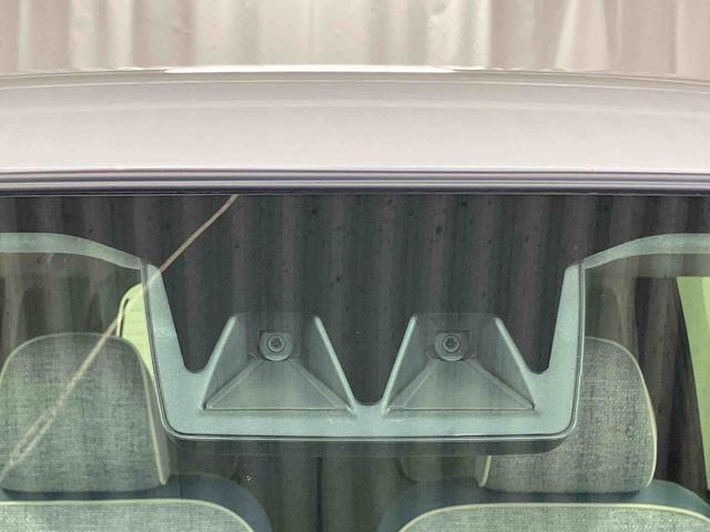 ムーヴキャンバスストライプスＧ届出済未使用車　元展示車　アイドリングストップ　禁煙　セキュリティアラーム　スマートキー　プッシュスタート　シートヒーター　１オーナー車　ＬＥＤヘッドランプ　車線逸脱警報　オートマチックハイビーム（長崎県）の中古車