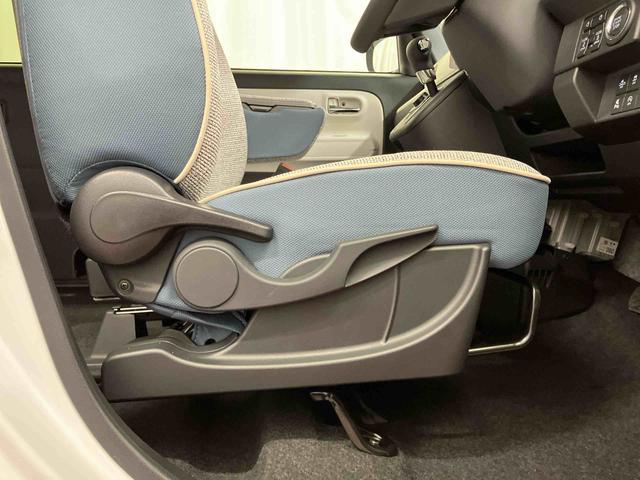 ムーヴキャンバスストライプスＧ届出済未使用車　元展示車　アイドリングストップ　禁煙　セキュリティアラーム　スマートキー　プッシュスタート　シートヒーター　１オーナー車　ＬＥＤヘッドランプ　車線逸脱警報　オートマチックハイビーム（長崎県）の中古車