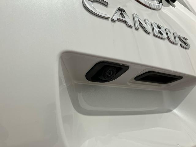 ムーヴキャンバスストライプスＧ届出済未使用車　元展示車　アイドリングストップ　禁煙　セキュリティアラーム　スマートキー　プッシュスタート　シートヒーター　１オーナー車　ＬＥＤヘッドランプ　車線逸脱警報　オートマチックハイビーム（長崎県）の中古車