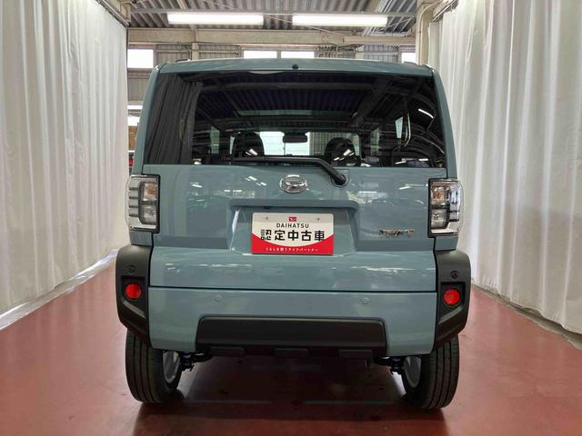 タフトＧ届出済未使用車　元展示車　ディスプレイオーディオ　ＬＥＤヘッドランプ　踏み間違え防止　バックカメラ　ＵＳＢ　アイドリングストップ　シートヒーター　ＴＶ　スマートキー　電動格納ミラー　サンルーフ　禁煙（長崎県）の中古車