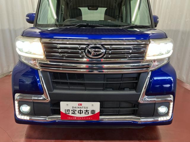 タントカスタムＸ　トップエディションＳＡIII下取車　電動格納ミラー　スマートキー　レーンアシスト　ＬＥＤヘッドランプ　アイドリングストップ　ベンチシート　オートライト　衝突被害軽減システム　片側電動両側スライドドア（長崎県）の中古車