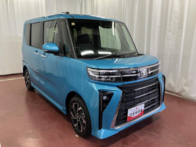 タントカスタムＸ　ｅｃｏＩＤＬＥ非装着車届出済未使用車　展示車　ワンオーナー車　禁煙　両側電動スライドドア　シートヒーター　ＬＥＤ　スマートキー　オートライト　衝突安全ボディ　ハイビームアシスト　整備記録簿（長崎県）の中古車