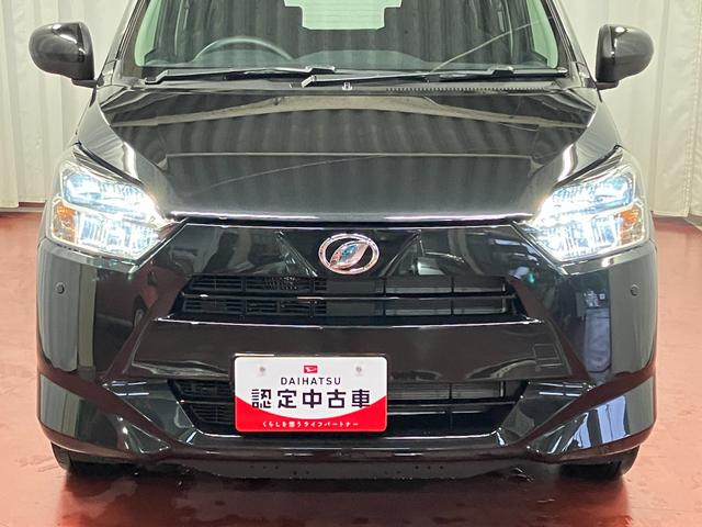 ミライースＸ　ＳＡIII届出済未使用車　元展示車　衝突被害軽減システム　電動格納ミラー　レーンキープアシスト　安全ボディ　運転席エアバッグ　助手席エアバッグ　１オーナー　ＬＥＤヘッドランプ　オートハイビーム　キーレスキー（長崎県）の中古車