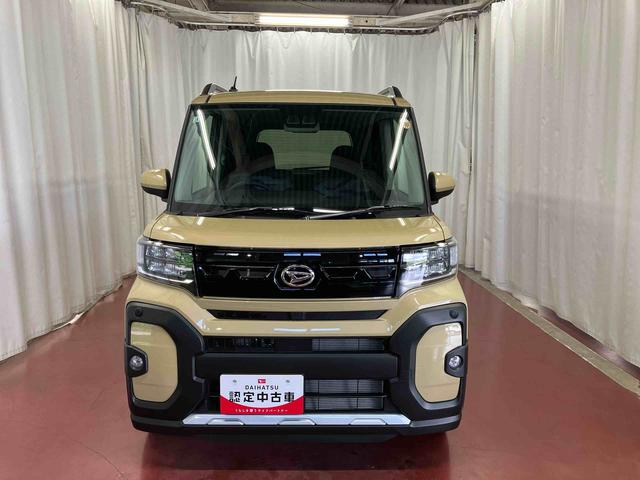 タントファンクロスターボ届出済未使用車　元展示車　１オーナー　ターボ　アイドリングストップ　禁煙　スマートキー　ＬＥＤヘッドランプ　シートヒーター　衝突被害軽減システム　車線逸脱警報　オートライト　オートマチックハイビーム（長崎県）の中古車