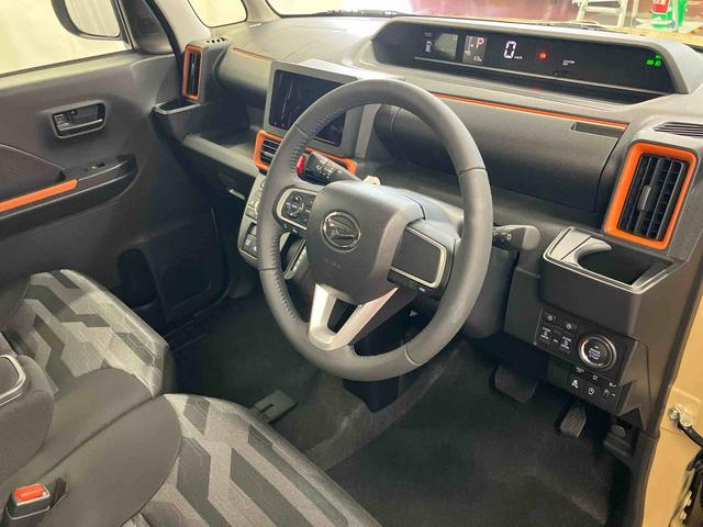 タントファンクロスターボ届出済未使用車　元展示車　１オーナー　ターボ　アイドリングストップ　禁煙　スマートキー　ＬＥＤヘッドランプ　シートヒーター　衝突被害軽減システム　車線逸脱警報　オートライト　オートマチックハイビーム（長崎県）の中古車