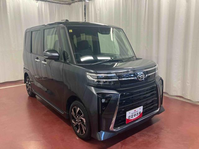 タントカスタムＸ１オーナー　衝突被害軽減ブレーキ　アイドリングストップ　両側電動スライドドア　シートヒーター　オートライト　オートマチックハイビーム　スマートキー　バックカメラ　ＬＥＤヘッドランプ　衝突安全ボディ（長崎県）の中古車