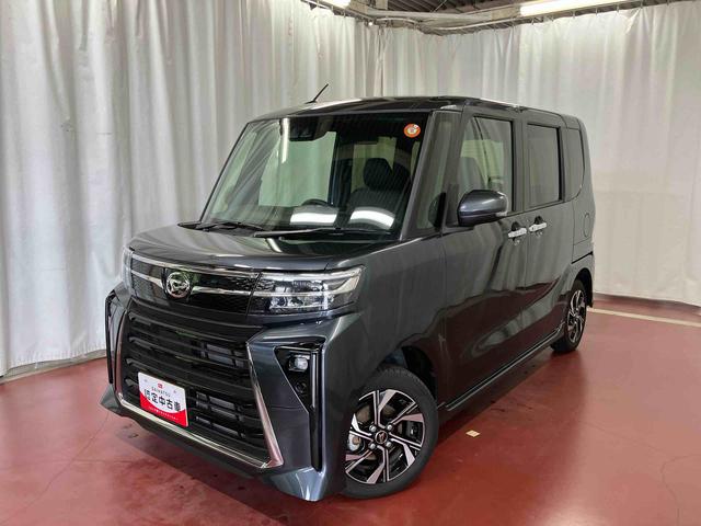 タントカスタムＸ１オーナー　ディスプレイオーディオ　バックカメラ　衝突被害軽減ブレーキ　車線逸脱防止　ブルートゥース　両側電動スライドドア　アイドリングストップ　ＬＥＤヘッドランプ　シートヒーター　オートライト（長崎県）の中古車