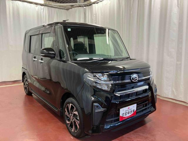 タントカスタムX下取車 ナビ ブルートゥース 衝突被害軽減システム 車線逸脱防止 両側電動スライドドア LEDヘッドランプ オートライト オートマチックハイビーム スマートキー 衝突安全ボディ 電動格納ミラー(長崎県)の中古車