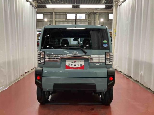 タフトＧ下取車　ＤＶＤオーディオ　バックカメラ　衝突被害軽減システム　車線逸脱防止　ＬＥＤヘッドランプ　オートライト　オートマチックハイビーム　シートヒーター　スマートキー　プッシュスタート　ＥＴＣ（長崎県）の中古車