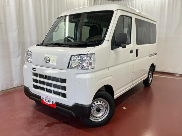 ハイゼットカーゴＤＸ元試乗車　衝突回避支援ブレーキ　衝突安全ボディ　キーレスエントリー　アイドリングストップ　運転席助手席エアバック　レーンアシスト　オートライト　１オーナー　記録簿　ＡＢＳ（長崎県）の中古車