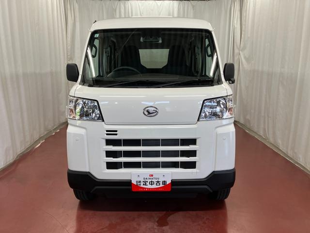 ハイゼットカーゴＤＸ元試乗車　衝突回避支援ブレーキ　衝突安全ボディ　キーレスエントリー　アイドリングストップ　運転席助手席エアバック　レーンアシスト　オートライト　１オーナー　記録簿　ＡＢＳ（長崎県）の中古車